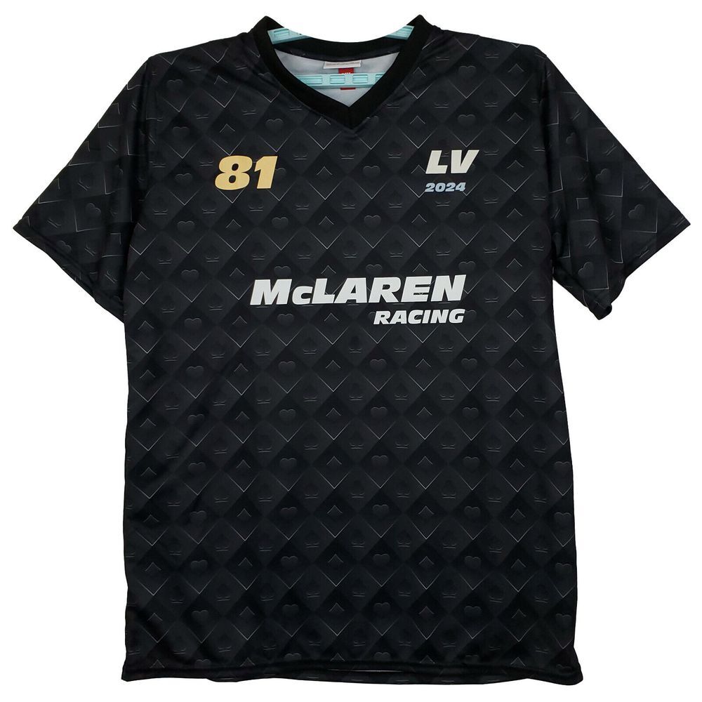 McLaren Racing Mitchell & Ness 3XL XXXL Jersey‎ Shirt Piastri #81 Black Grey NWT